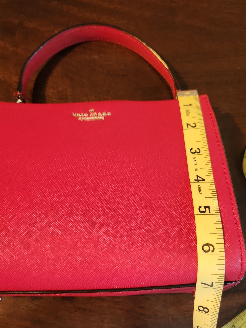 Kate Spade Red Leather Handbag - Picture 4 of 4